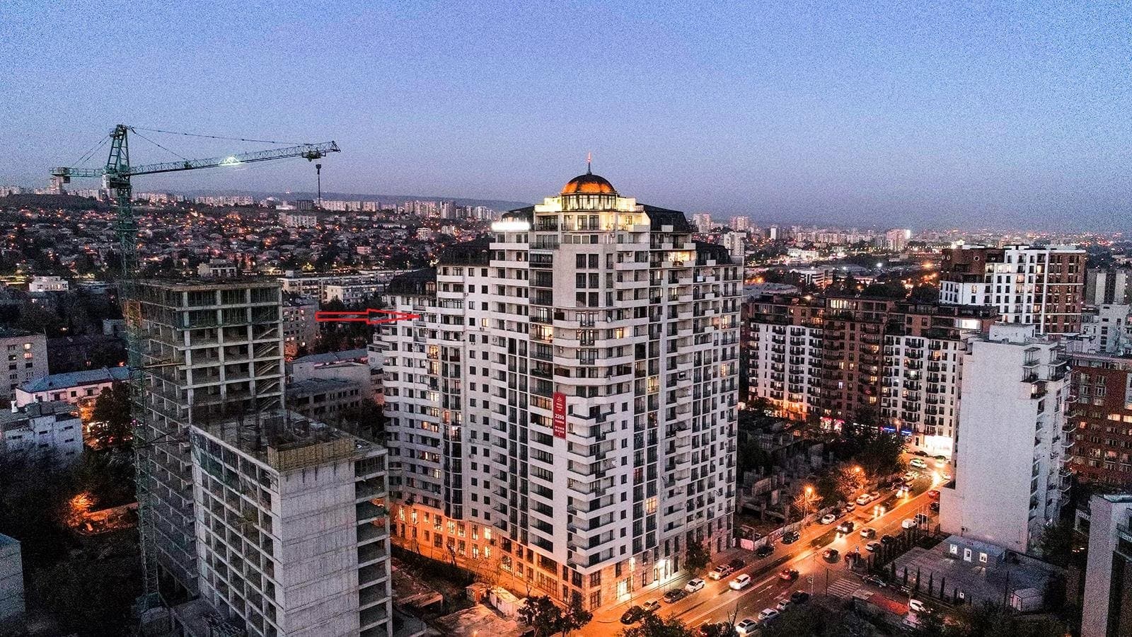Apartment for Sale in Tbilisi, Avlabari — Panoramic Old Tbilisi View